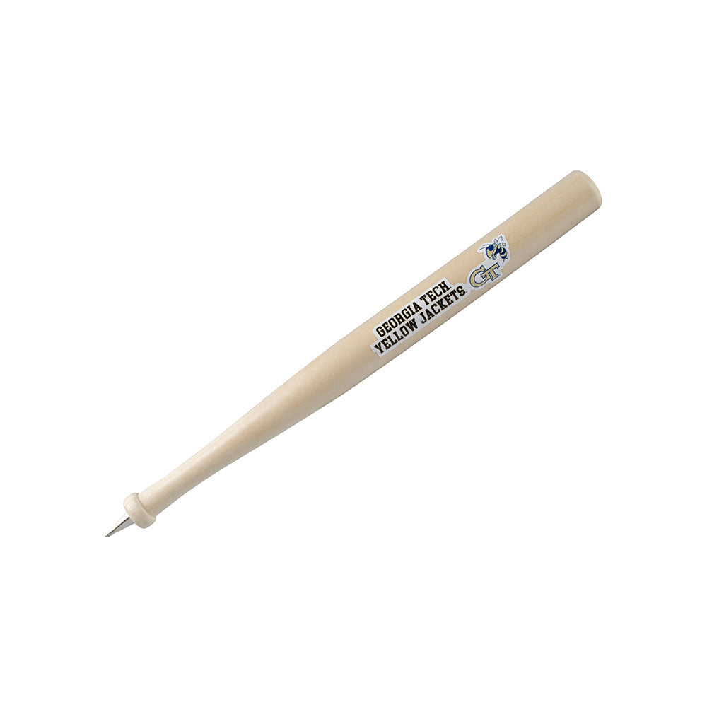 Georgia Tech 8" Wood Bat Pen - Front View