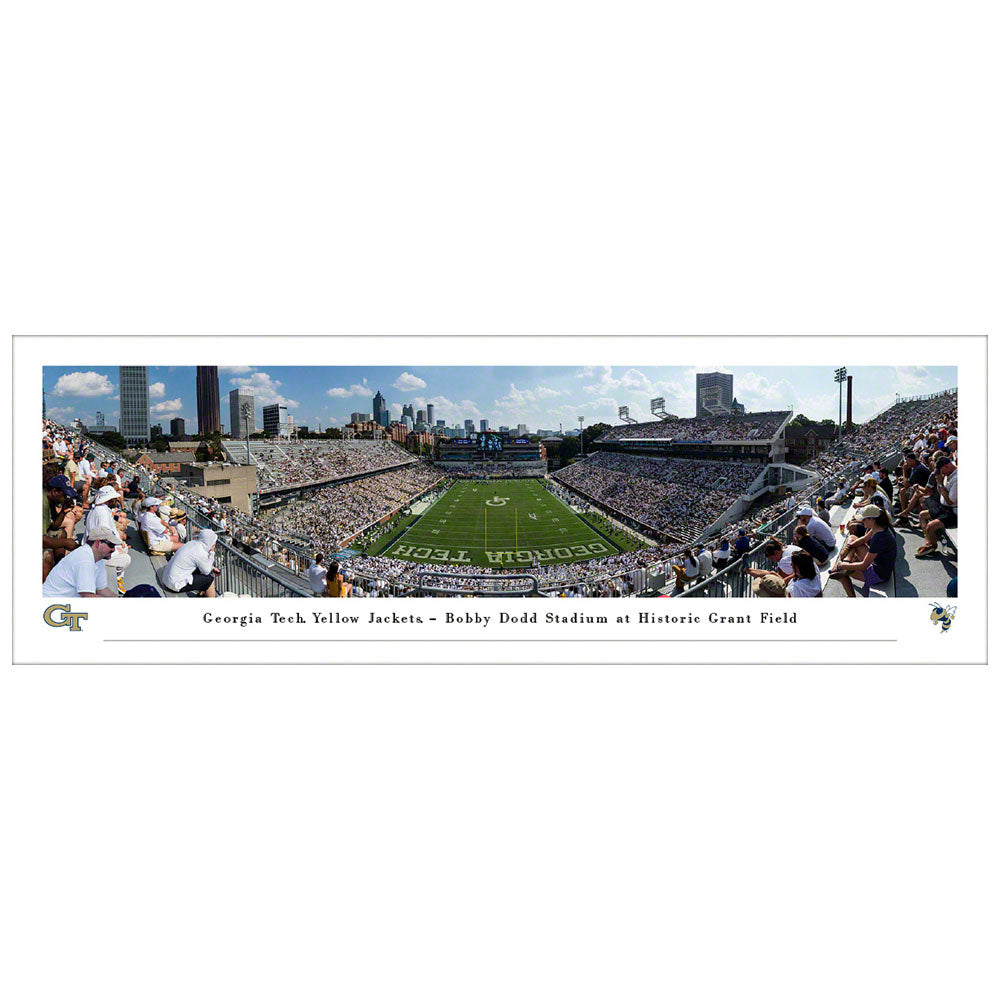 Georgia Tech Yellow Jackets Football Unframed Panorama