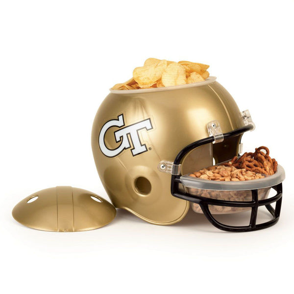 Georgia Tech Yellow Jackets Snack Helmet in Gold - Right View