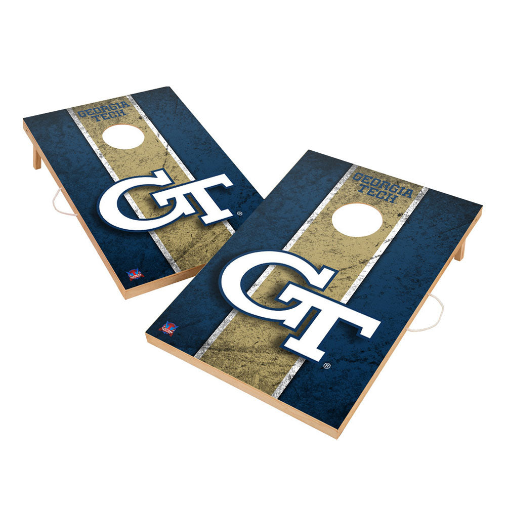 Georgia Tech Yellow Jackets Vintage Cornhole Set