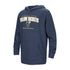 Youth Georgia Tech Yellow Jackets Bold Buzz Hooded Sweatshirt in Navy - Front View