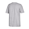 Youth Georgia Tech Adidas Est. Wordmark T-Shirt in Gray - Back View