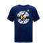 Youth Georgia Tech Yellow Jackets Adidas Retro Circle T-Shirt in Navy - Front View