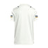 Youth Georgia Tech Adidas Personalized White Football Jersey - Back Blank View