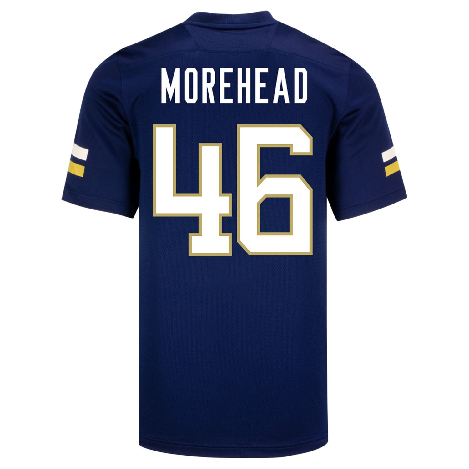 Georgia Tech Adidas Football Student Athlete #46 Tyler Morehead Navy F