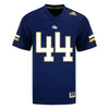 Georgia Tech Adidas Football Student Athlete #44 Kyle Efford Navy Football Jersey - Front View